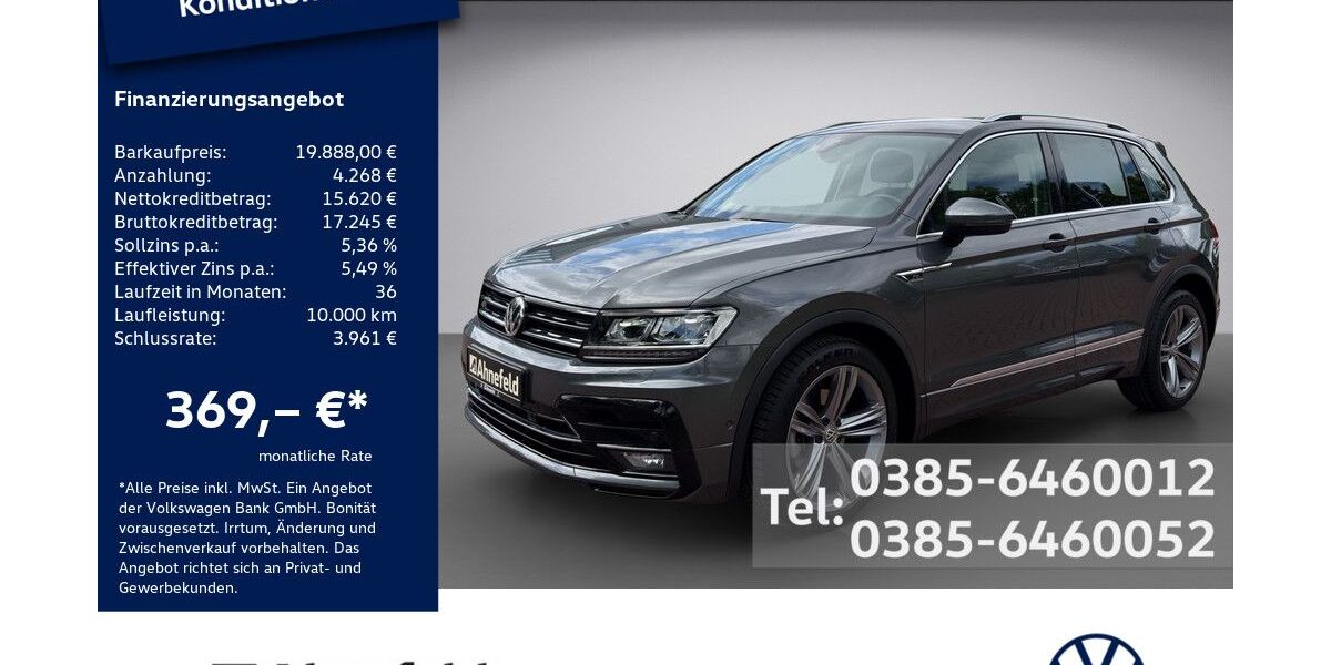 VW Tiguan 120.200 km 19.888 &euro; Schwerin 19061