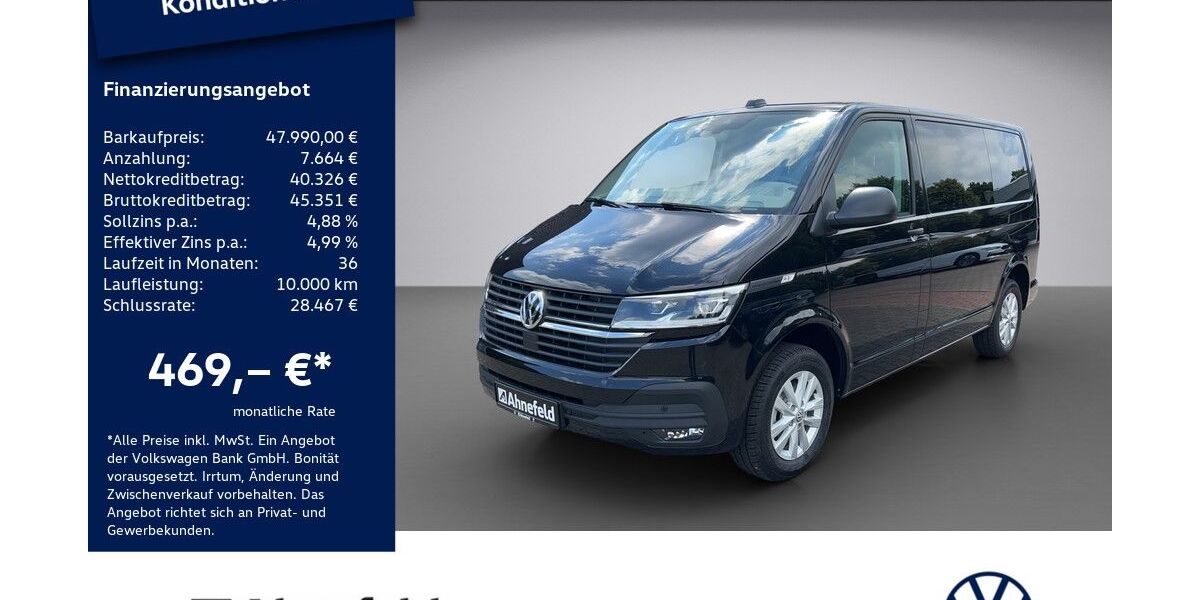 VW T6 Transporter 39.000 km 43.590 &euro; Schwerin 19061