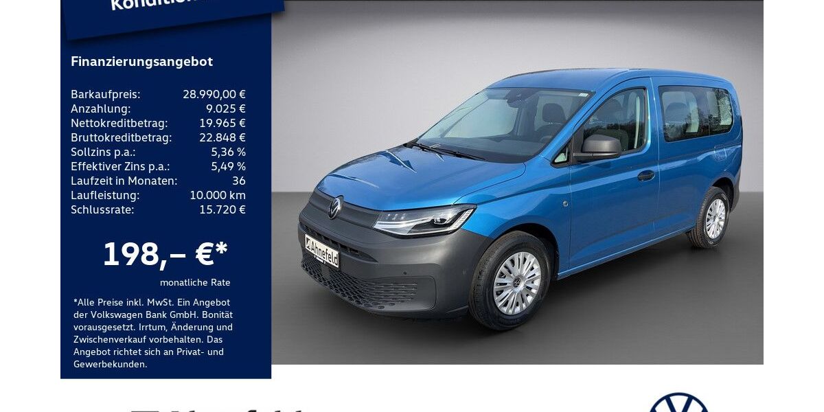 VW Caddy 28.500 km 28.990 &euro; Schwerin 19061
