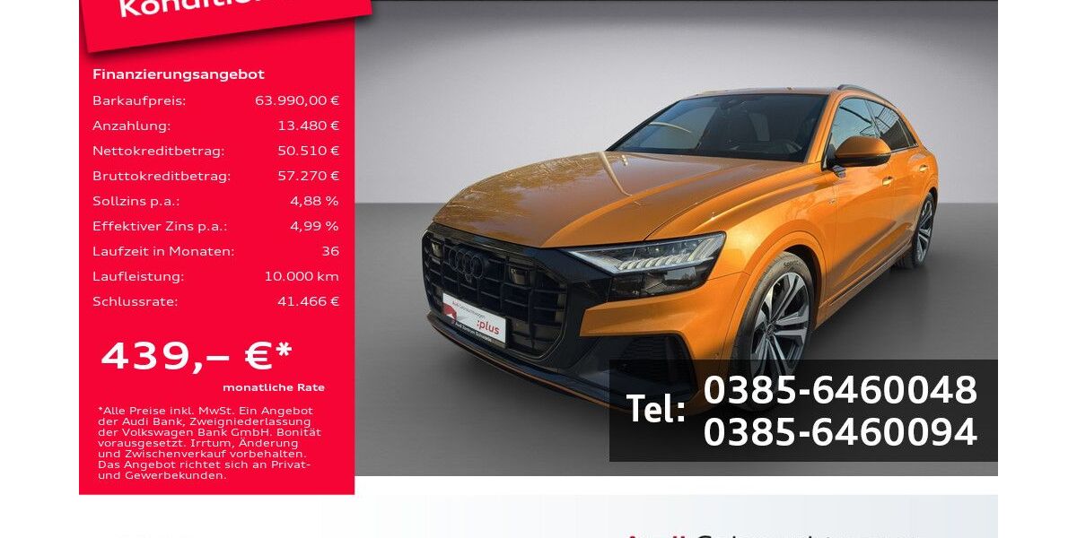 Audi Q8 66.500 km 63.990 &euro; Schwerin 19061