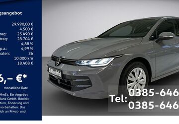 VW Golf 9.750 km 29.990 &euro; Schwerin 19061