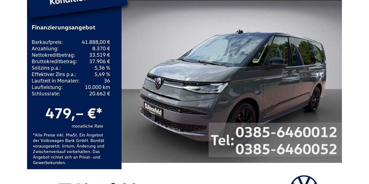 VW T7 Multivan 64.700 km 41.888 &euro; Schwerin 19061