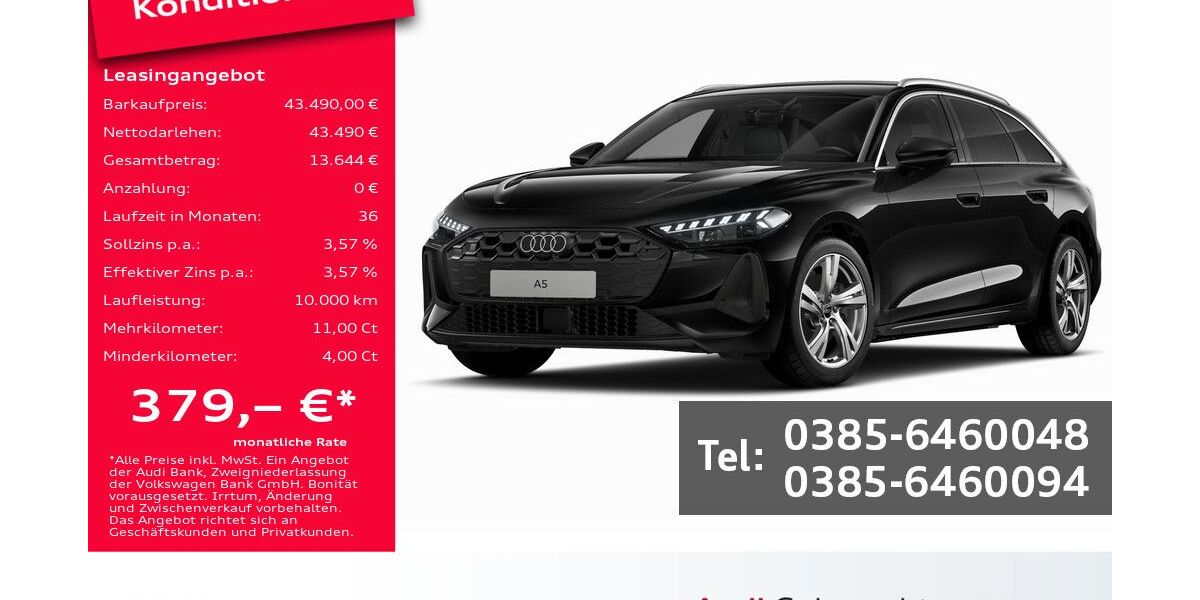 Audi A5 5.500 km 43.490 &euro; Schwerin 19061
