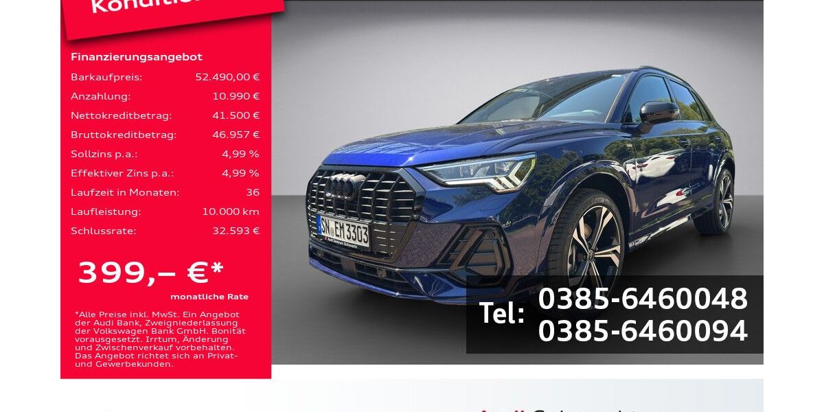 Audi Q3 17.000 km 52.490 &euro; Schwerin 19061