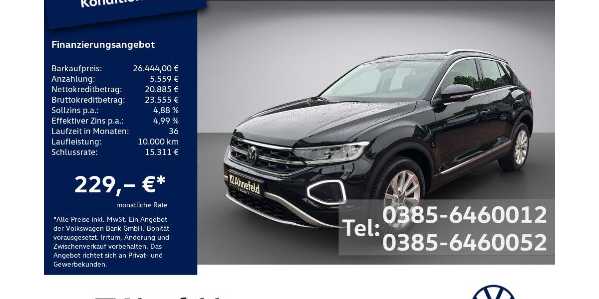 VW T-Roc 29.300 km 26.444 &euro; Schwerin 19061
