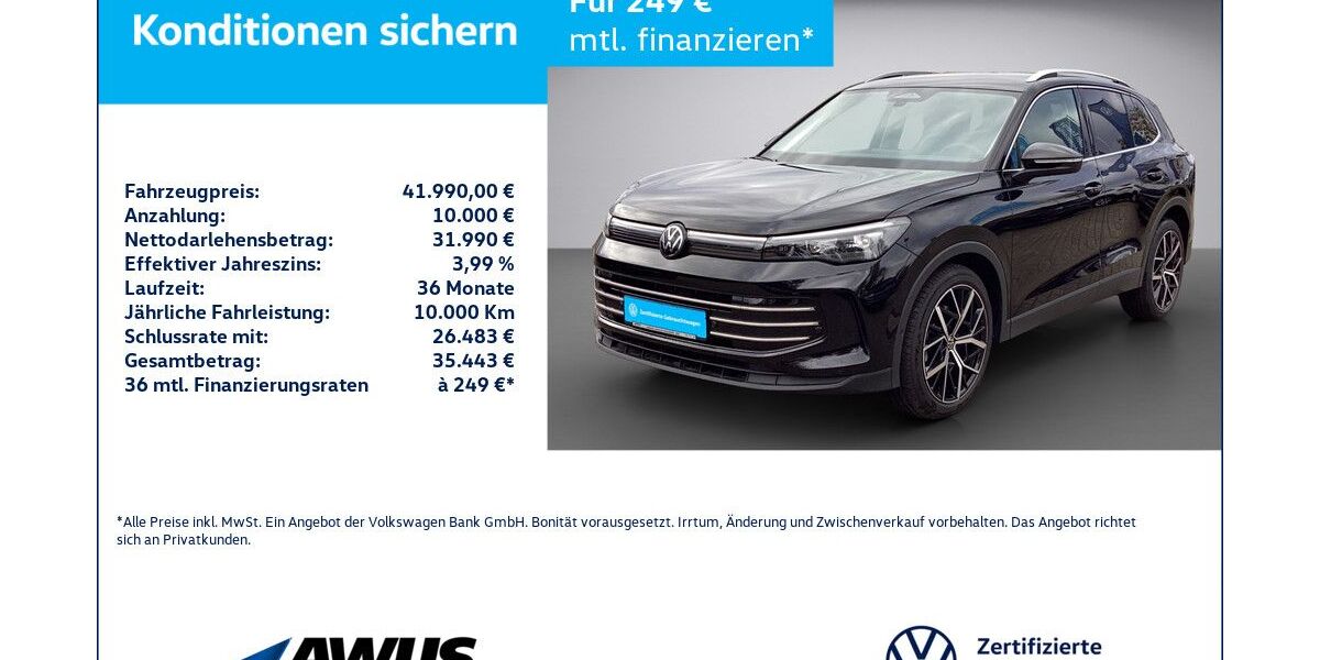 VW Tiguan 15.800 km 41.990 &euro; Schwerin 19057