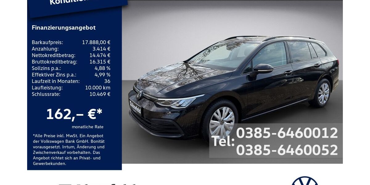 VW Golf 115.000 km 17.888 &euro; Schwerin 19061