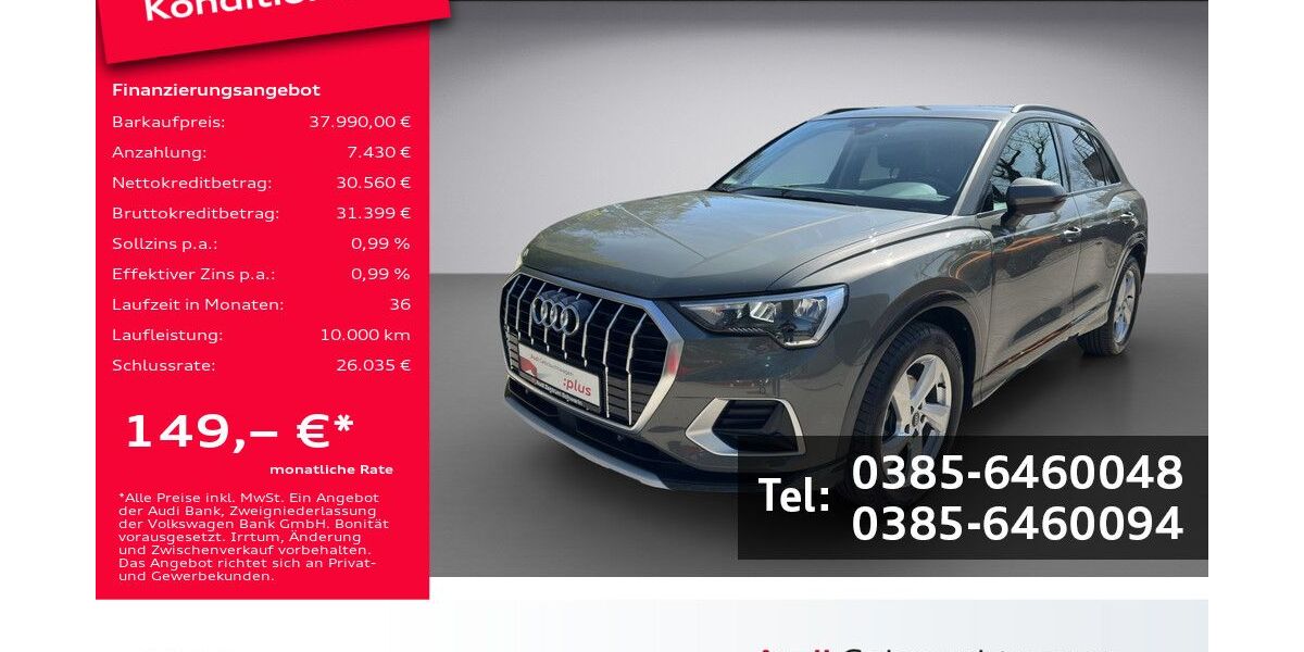 Audi Q3 16.900 km 37.990 &euro; Schwerin 19061