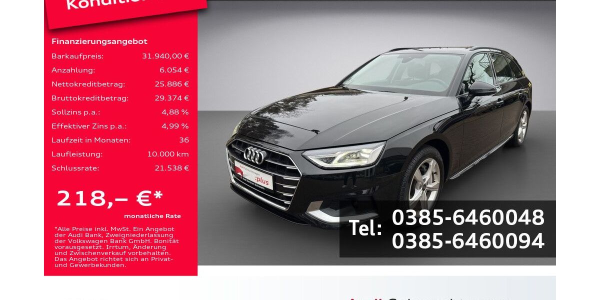 Audi A4 36.900 km 31.290 &euro; Schwerin 19061