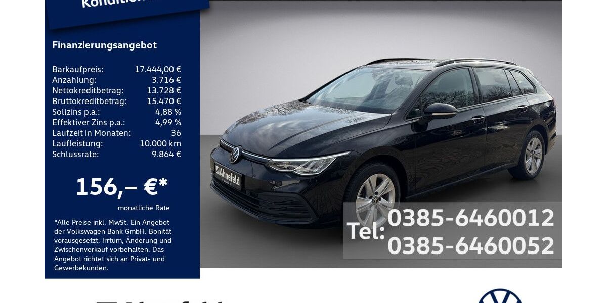 VW Golf 128.700 km 17.444 &euro; Schwerin 19061