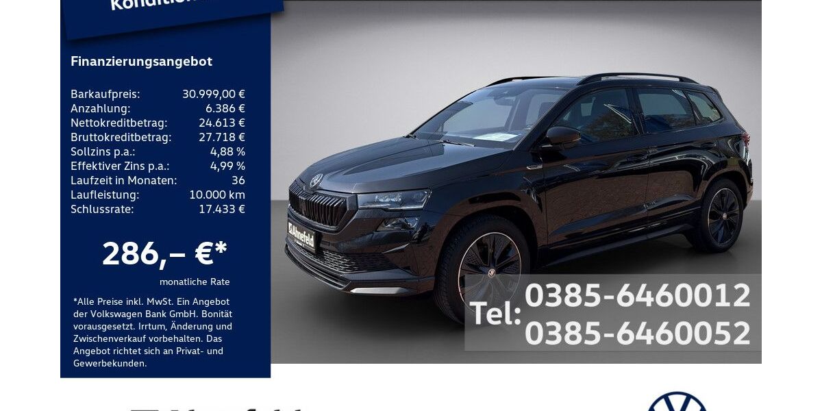 Skoda Karoq 78.400 km 29.444 &euro; Schwerin 19061
